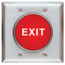 SDC 440 Series Double Gang Mushroom Exit Button